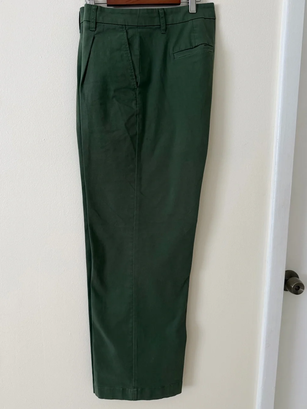 J. Crew Forest Green Boot-Cut Pants